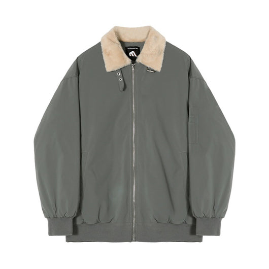 Chaqueta de Invierno de Algodón para Hombre con Forro de Borrego - Image 3