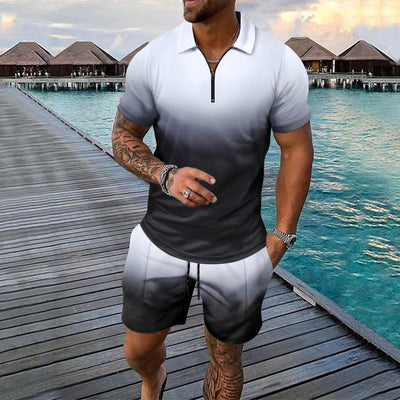 Polo Casual Versátil con Cierre para Hombre - Diseño Simple y Moderno