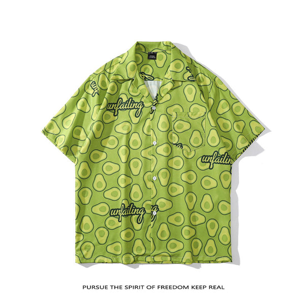 Camisa Floral Vintage con Estampado Óleo para Hombre - Image 7