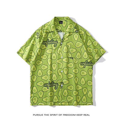 Camisa Floral Vintage con Estampado Óleo para Hombre - Image 7