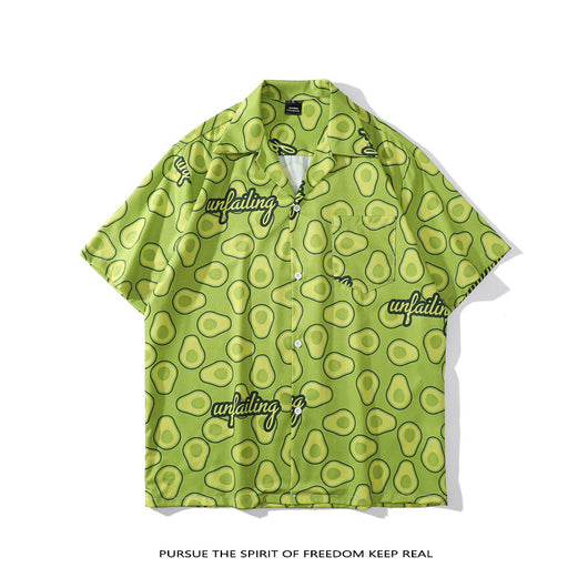 Camisa Floral Vintage con Estampado Óleo para Hombre - Image 7
