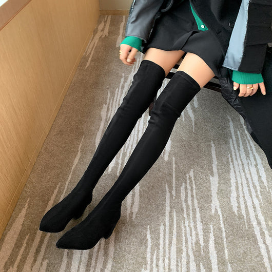 Botas Elásticas a la Rodilla - Estilo Moderno y Cómodo - Image 10