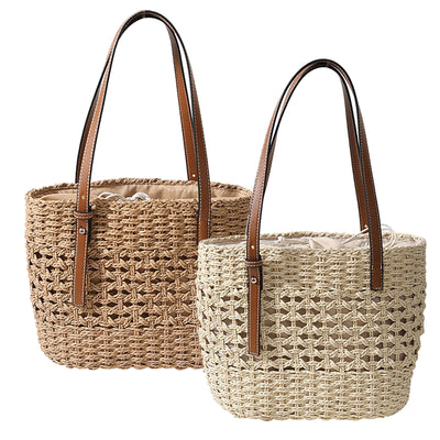 Bolso de Playa Tejido para Mujer - Diseño de Moda Contemporáneo - Image 12