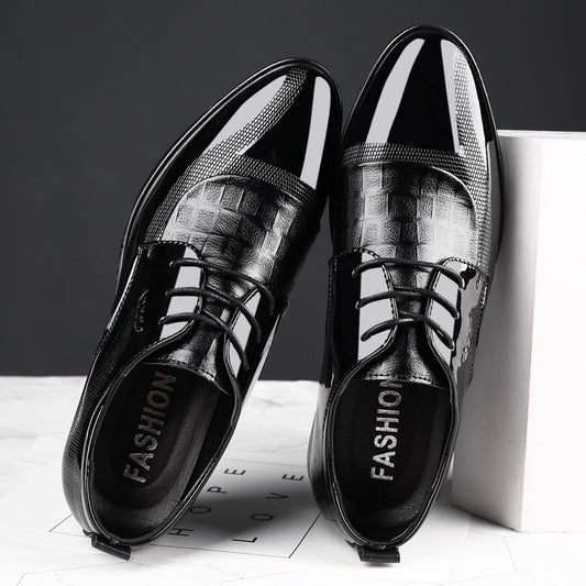 Zapatos de Vestir Ejecutivos Talla Grande para Hombre con Cordones