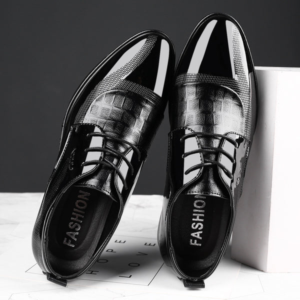 Zapatos de Vestir Ejecutivos Talla Grande para Hombre con Cordones