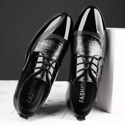 Zapatos de Vestir Ejecutivos Talla Grande para Hombre con Cordones
