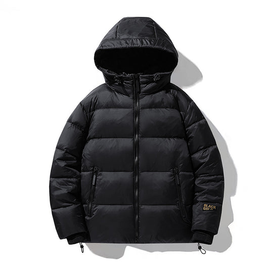 Chaqueta Acolchada Unisex Otoño Invierno - Diseño Negro y Dorado - Image 15
