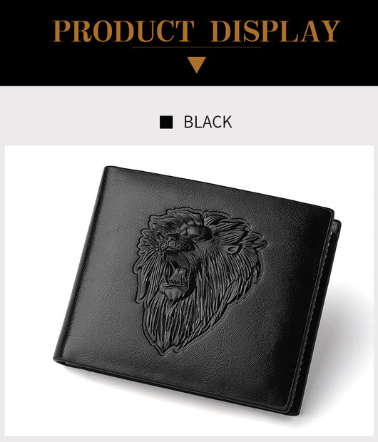 Billetera para Hombre con Patrón de León Grabado - Image 19