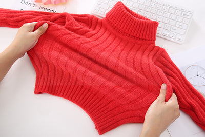 Suéter de Cuello Alto para Bebé - Primavera y Otoño - Image 21