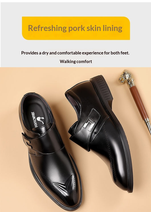 Zapatos de Cuero para Hombre con Punta Tubular - Cuero Vacuno Premium - Image 10