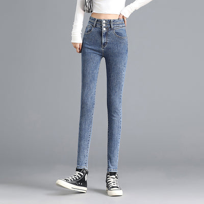 Pantalón Denim Slim Ajustado con Pie Elástico - Image 8
