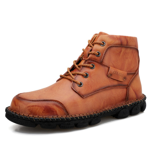 Botas Martin Altas de Trabajo Estilo Británico para Hombre - Image 10
