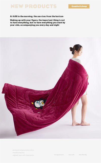 Almohada Manta Térmica Reversible 3D Pingüino - Dos en Uno - Image 19