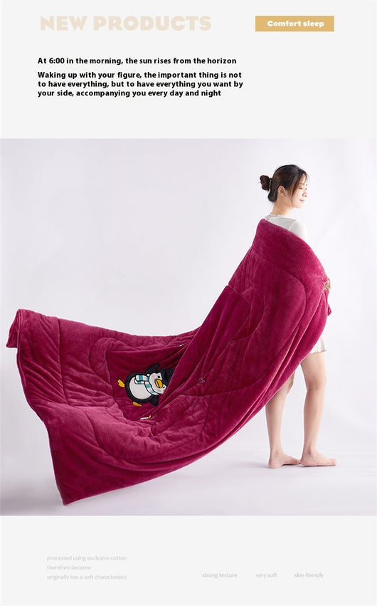 Almohada Manta Térmica Reversible 3D Pingüino - Dos en Uno - Image 19