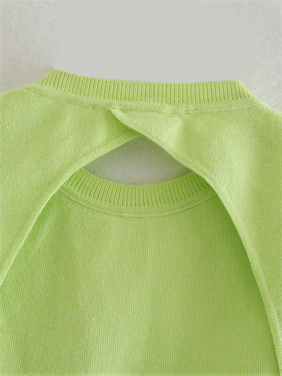 Blusa Cropped Anudada sin Espalda ni Mangas - Image 23