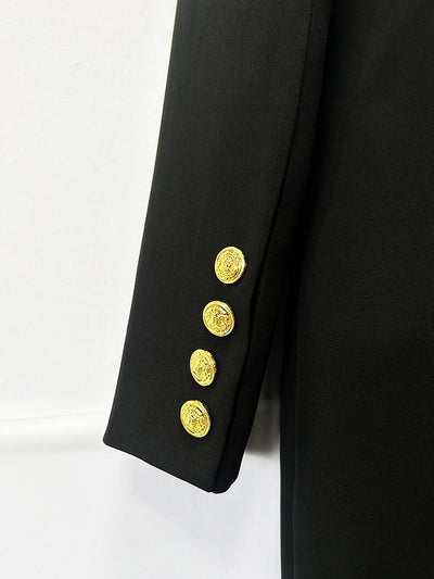 Blazer Elegante Verde Esmeralda con Escote Profundo y Bordado Artesanal - Image 17