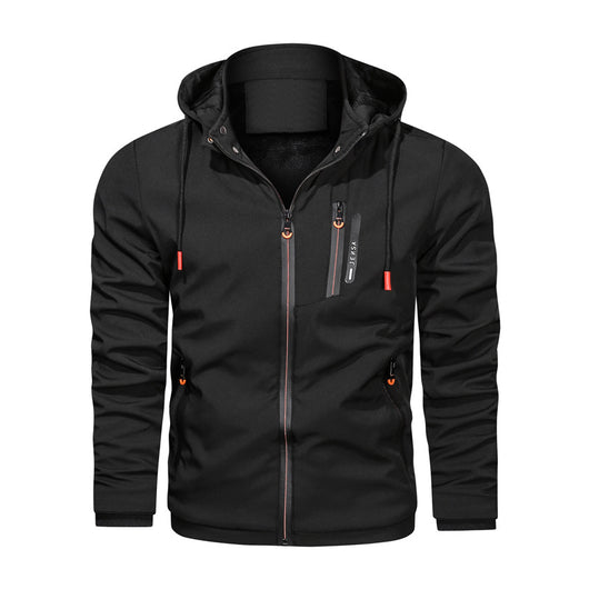 Chamarra Deportiva Casual con Cierre y Detalles Multicolor en Algodón Ligero - Image 2