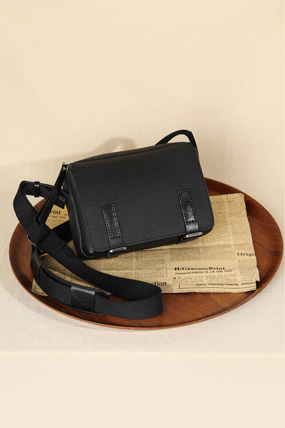 Bolso Mensajero de Cuero Genuino Hecho a Mano - Diseño Artesanal Personalizable - Image 8