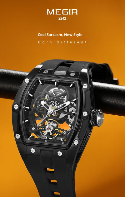 Reloj Mecánico para Hombre con Diseño Esqueletizado - Image 10