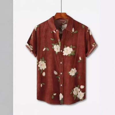 Camisa Hawaiana de Manga Corta con Solapa - Image 4