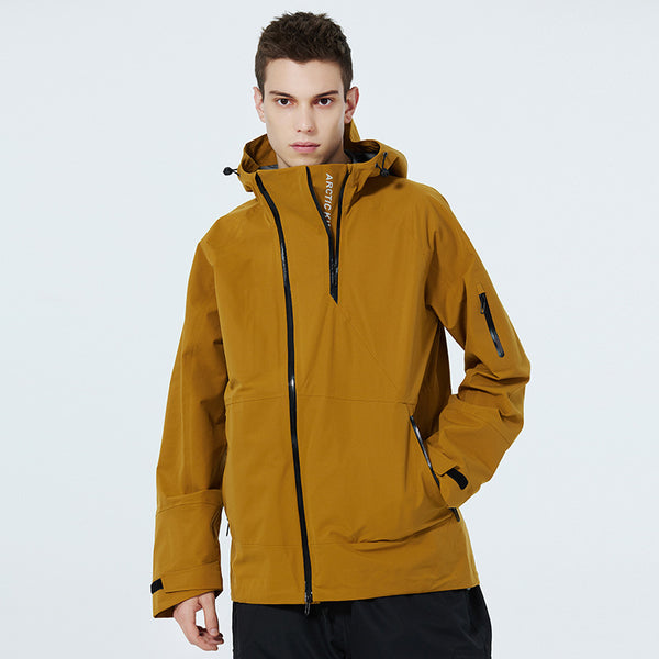 Traje de Esquí Unisex Impermeable y Cortaviento con Doble Capa Térmica