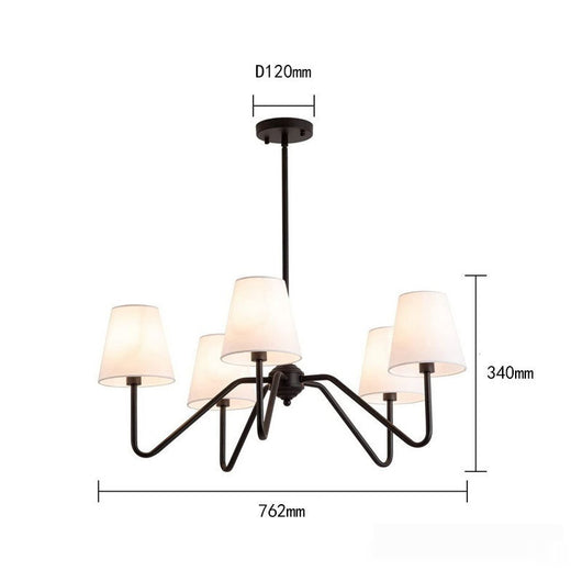 Lámpara Colgante Industrial Estilo Retro Multi-Cabezal para Sala de Estar - Image 3