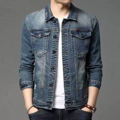 Chaqueta Denim Coreana Slim Fit para Hombre