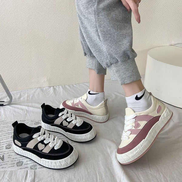 Zapatillas Canvas Plataforma Otoño para Mujer