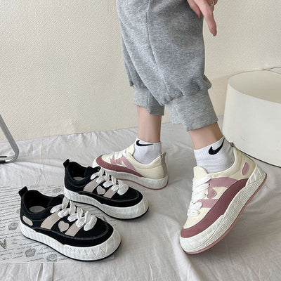 Zapatillas Canvas Plataforma Otoño para Mujer