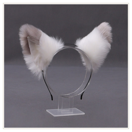 Orejas de Zorro Lolita de Peluche Hecho a Mano Estilo Japonés