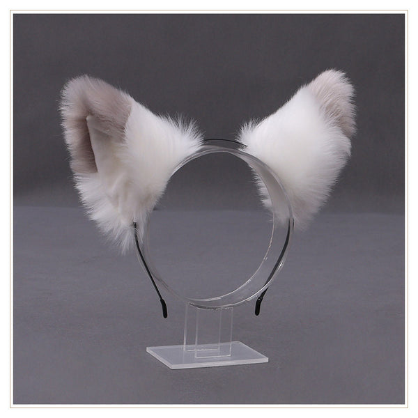 Orejas de Zorro Lolita de Peluche Hecho a Mano Estilo Japonés