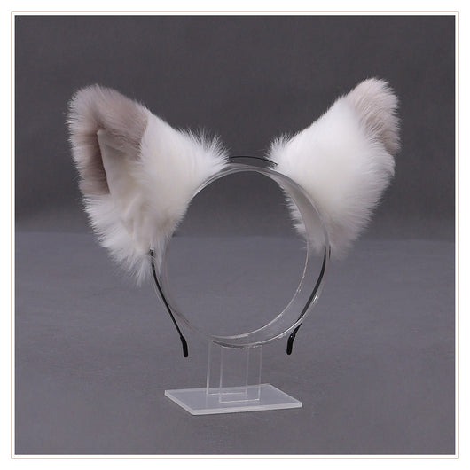 Orejas de Zorro Lolita de Peluche Hecho a Mano Estilo Japonés