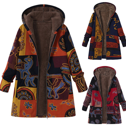 Sudadera Polar Cálida con Capucha para Mujer - Manga Larga Casual - Image 8