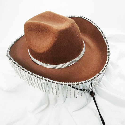 Sombrero Vaquero Denim con Cristales para Dama de Honor - Image 11