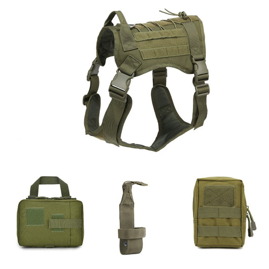 Chaleco Táctico para Perros Grandes Camuflaje - Ropa de Entrenamiento Outdoor - Image 17