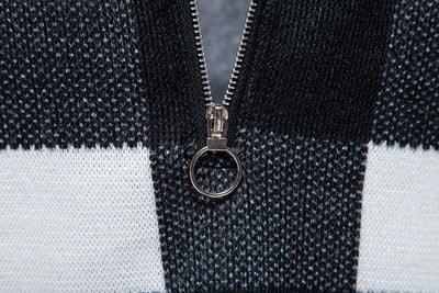 Suéter Camiseta Cuello Alto con Cierre de Cremallera para Hombre - Image 15