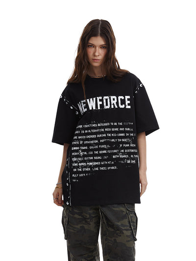 Camiseta Unisex Estilo Vintage con Letras Americanas - Image 4