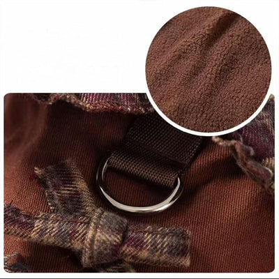 Vestidos Abrigadores para Perros Otoño-Invierno con Patrón Cuadros - Ropa Premium para Mascotas Pequeñas y Medianas - Image 3