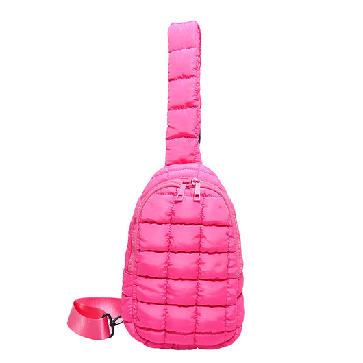 Bolsa Crossbody Acolchada Diamante para Mujer - Diseño Plisado Cloud - Image 5