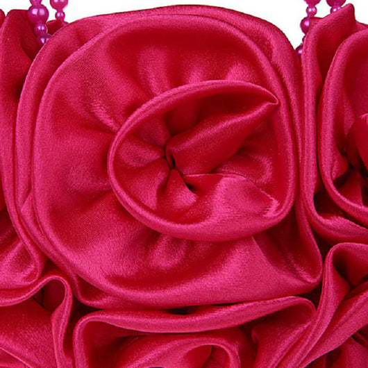 Bolso de Noche Beaded Rose - Elegancia Floral para Eventos Especiales - Image 6