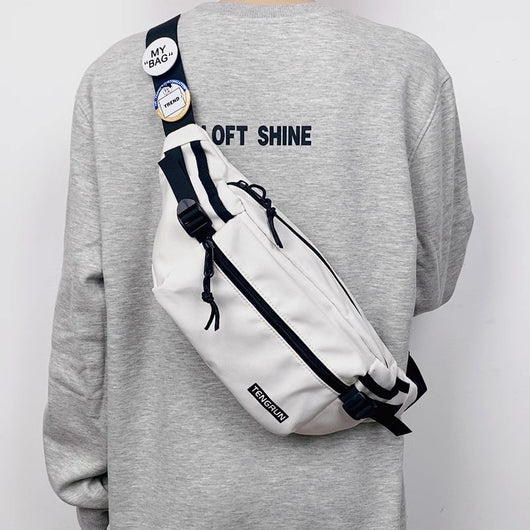 Mochila Pecho Deportiva para Hombre - Bolso Bandolera Multifuncional - Image 9