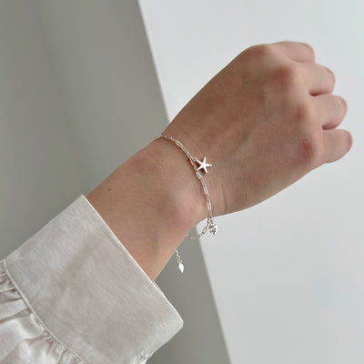 Pulsera de Plata Esterlina 925 Europea y Americana para Mujer - Image 2