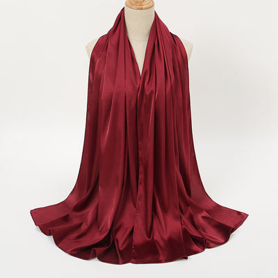 Pañuelo de Satén Monocromático Perla - Elegancia Pura - Image 13