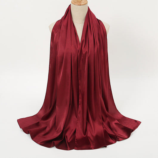 Pañuelo de Satén Monocromático Perla - Elegancia Pura - Image 13