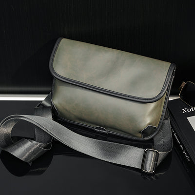 Bolso de Hombro Cuadros Piel Auténtica Estilo Urbano - Image 12
