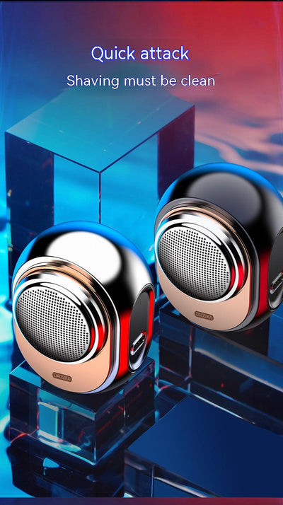 Afeitadora Portátil Redonda Compacta para Hombre - Image 7