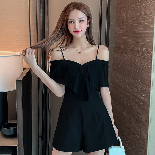 Jumpsuit Asimétrico con Volantes para Mujer - Talla Pequeña - Image 9