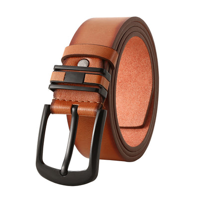 Cinturón Casual Vintage para Hombre con Hebilla de Pasador - Image 3