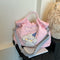 Bolsa Crossbody con Bordado de Caricaturas Adorables