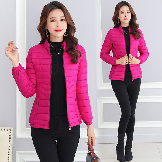 Abrigo Corto Slim Fit de Algodón Ligero para Mujer - Image 2